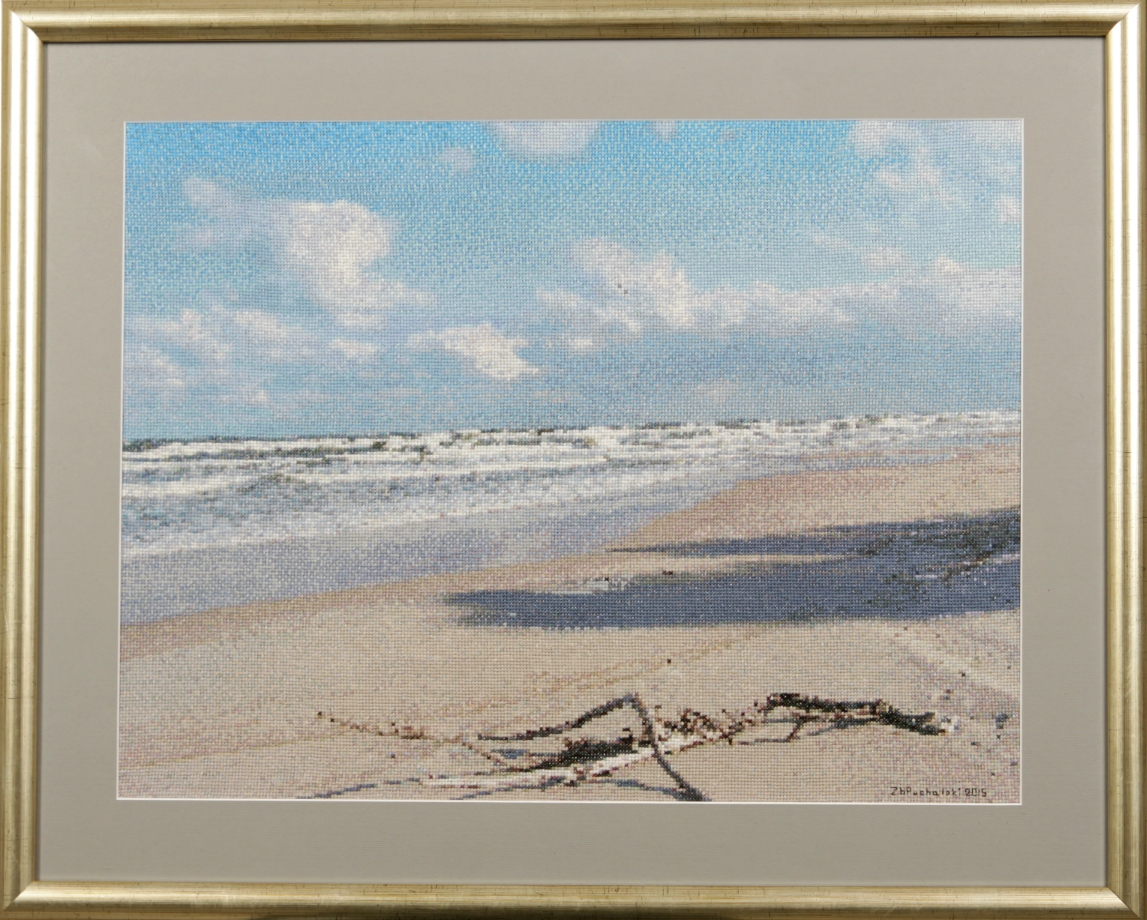 Gotowy obraz-Plaża w Jastrzębiej Górze